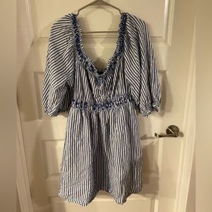 American Eagle Puff Sleeve Mini Dress Size XL Tall
